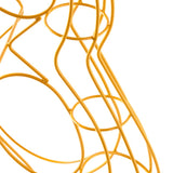 Pols Potten Three Ears Frame Vase in Yellow Wire – Large