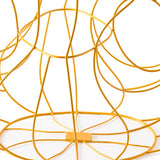 Pols Potten Three Ears Frame Vase in Yellow Wire – Large