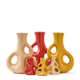 Pols Potten Three Ears Vase in Beige Ceramic – Medium