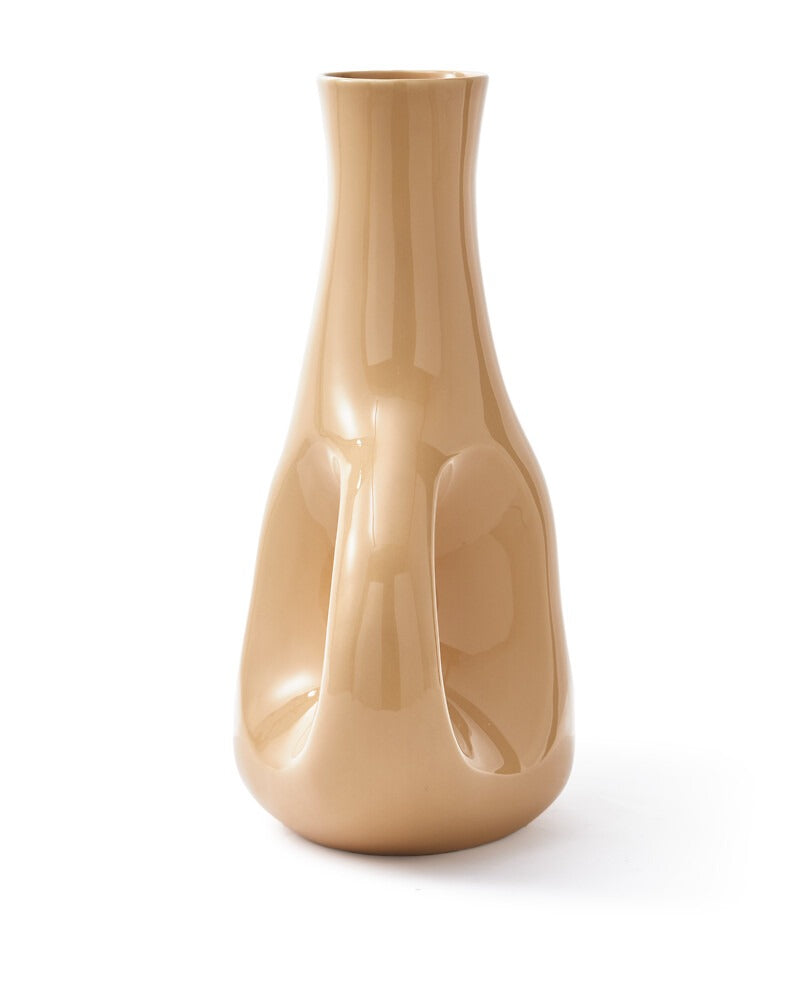 Pols Potten Three Ears Vase in Beige Ceramic – Medium