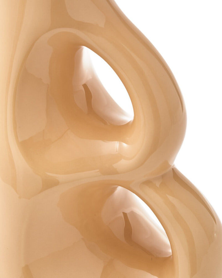 Pols Potten Three Ears Vase in Beige Ceramic – Medium