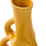 Pols Potten Three Ears Vase in Yellow Ceramic – Medium
