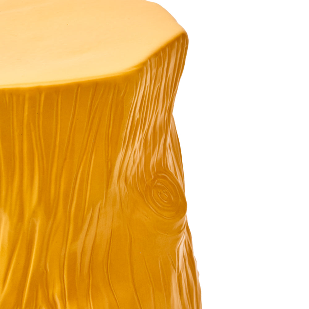 Pols Potten Tree Trunk Side Table – Yellow