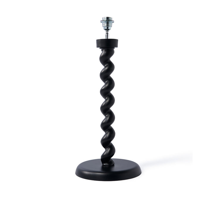 Pols Potten Twister Lamp  – Black (Base Only)
