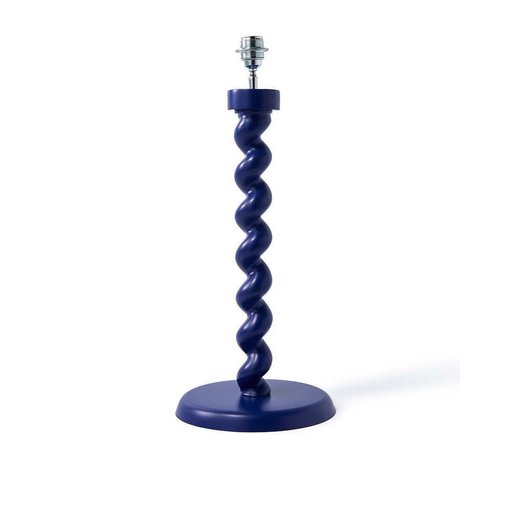 Pols Potten Twister Lamp  – Dark Blue (Base Only)