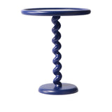Pols Potten Twister Side Table – Dark Blue – Excess Stock