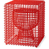 Pols Potten Wire Tip Tap Stool – Coral Red