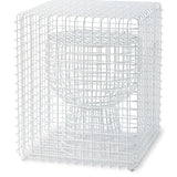 Pols Potten Wire Tip Tap Stool – White