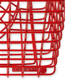Pols Potten Wire Zig Zag Stool –  Coral Red