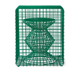 Pols Potten Wire Zig Zag Stool –  Green