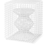 Pols Potten Wire Zig Zag Stool – White