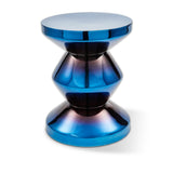 Pols Potten Zig Zag Metal Stool – Blue