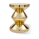 Pols Potten Zig Zag Metal Stool – Gold