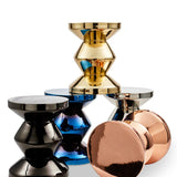 Pols Potten Zig Zag Metal Stool – Rose Gold