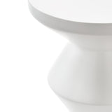 Pols Potten Zig Zag Outdoor Stool – White