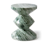 Pols Potten Zig Zag Stool – Green Marble
