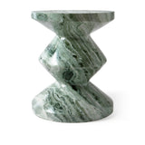 Pols Potten Zig Zag Stool – Green Marble
