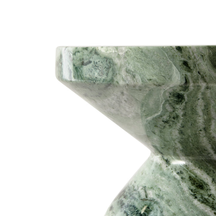 Pols Potten Zig Zag Stool – Green Marble
