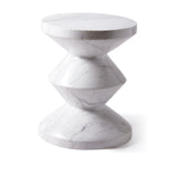 Pols Potten Zig Zag Stool – White Marble