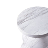 Pols Potten Zig Zag Stool – White Marble