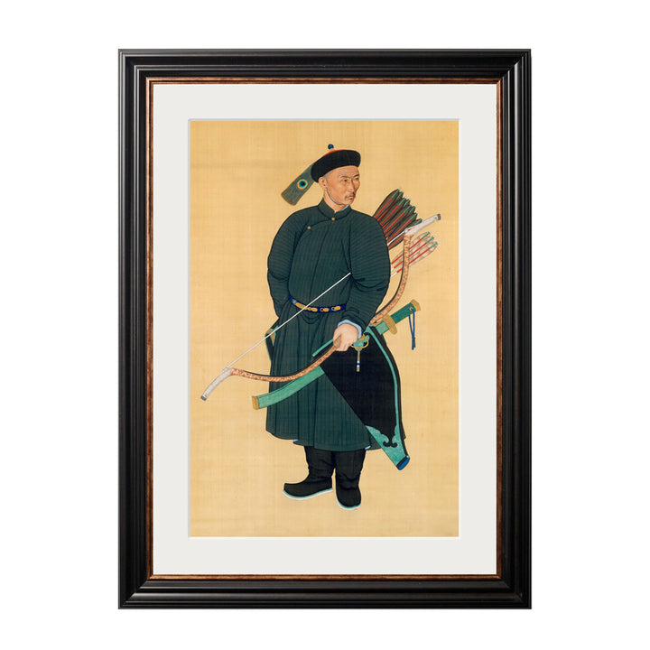 Portrait of the Imperial Bodyguard – York Slim Framed Print