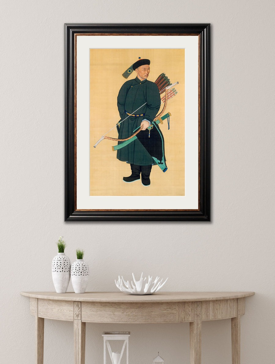 Portrait of the Imperial Bodyguard – York Slim Framed Print