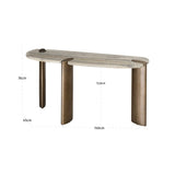 Richmond Interiors Arcadia Console Table – Grey