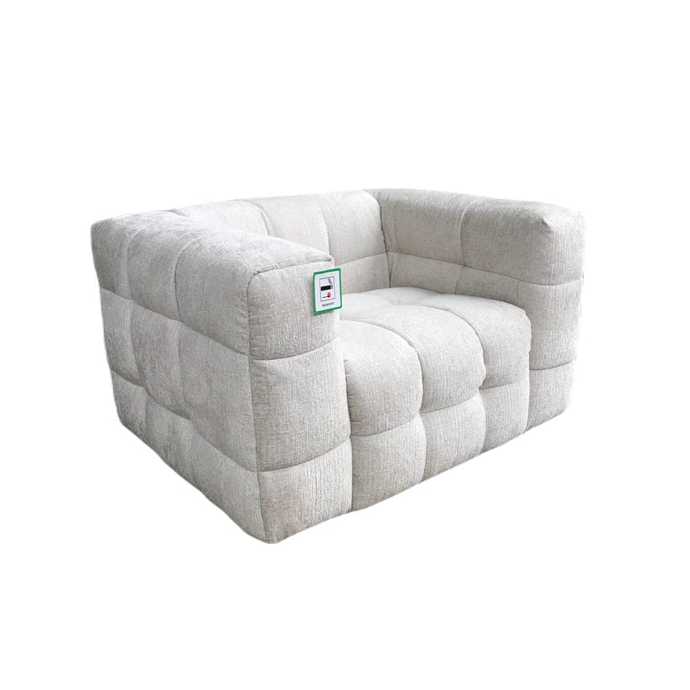 Richmond Interiors Merrol Easy Chair – Cream Fabric