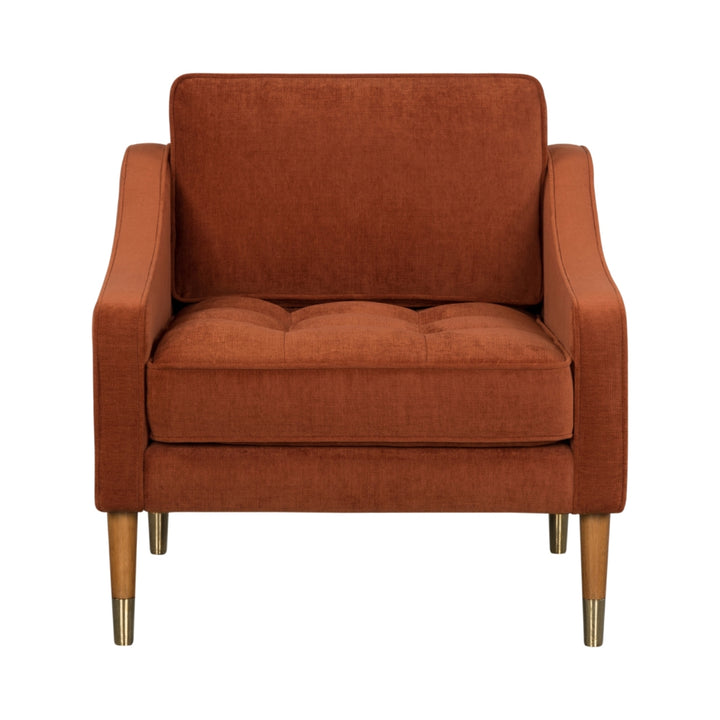 RV Astley Edna Armchair – Terracotta Velvet