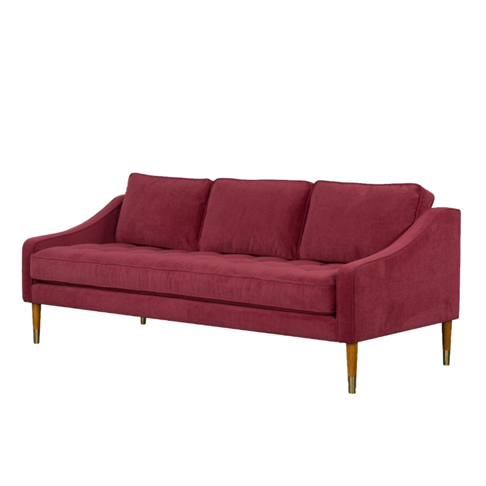 RV Astley Edna Sofa – Ruby Velvet