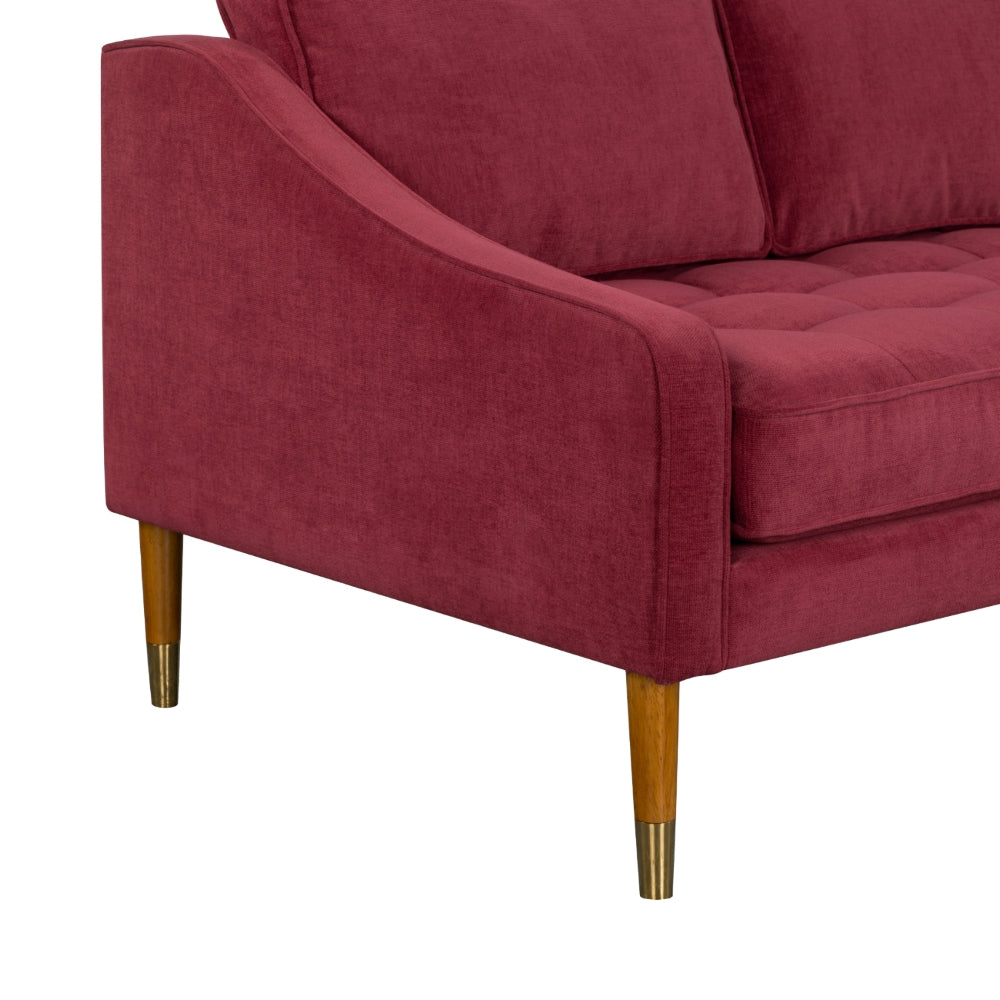 RV Astley Edna Sofa – Ruby Velvet