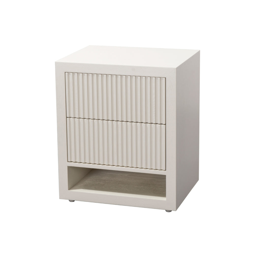 RV Astley Marans Side Table with a White Finish