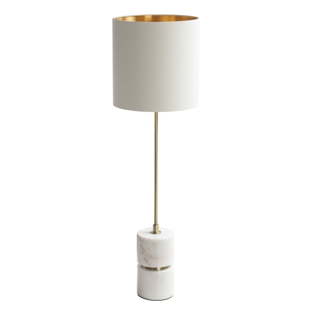 RV Astley Robyn Tall Table Lamp – White Marble
