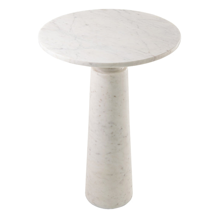 RV Astley Vilaine Side Table – White Marble