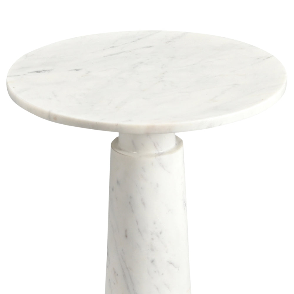 RV Astley Vilaine Side Table – White Marble