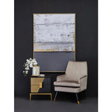 Raidan 2 Drawer Chest – Black and Gold