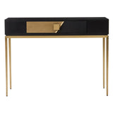 Raidan Console Table – Black and Gold