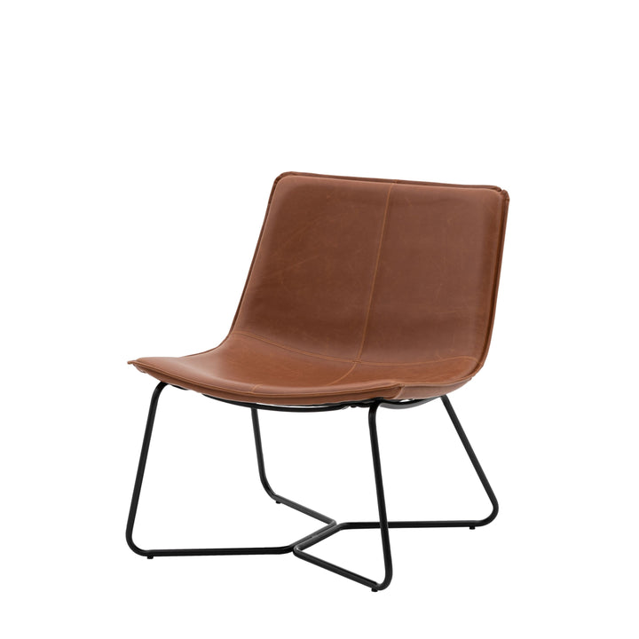 Randolph Lounge Chair – Brown