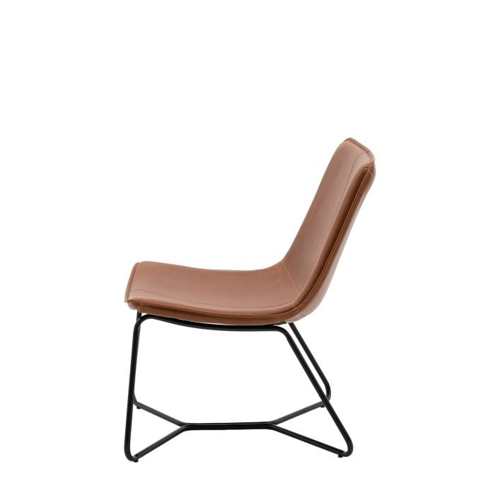 Randolph Lounge Chair – Brown