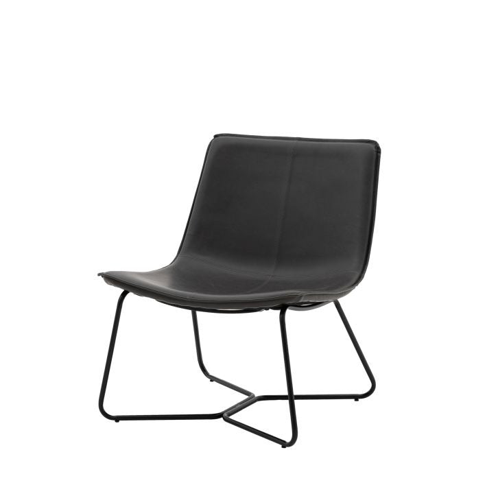 Randolph Lounge Chair – Charcoal