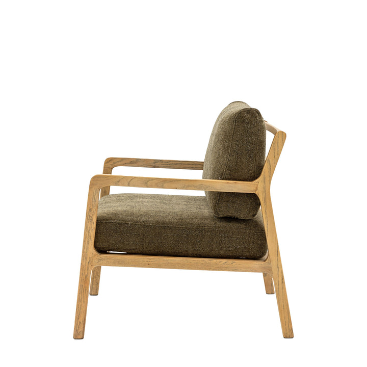 Ravella Lounge Chair – Moss Green