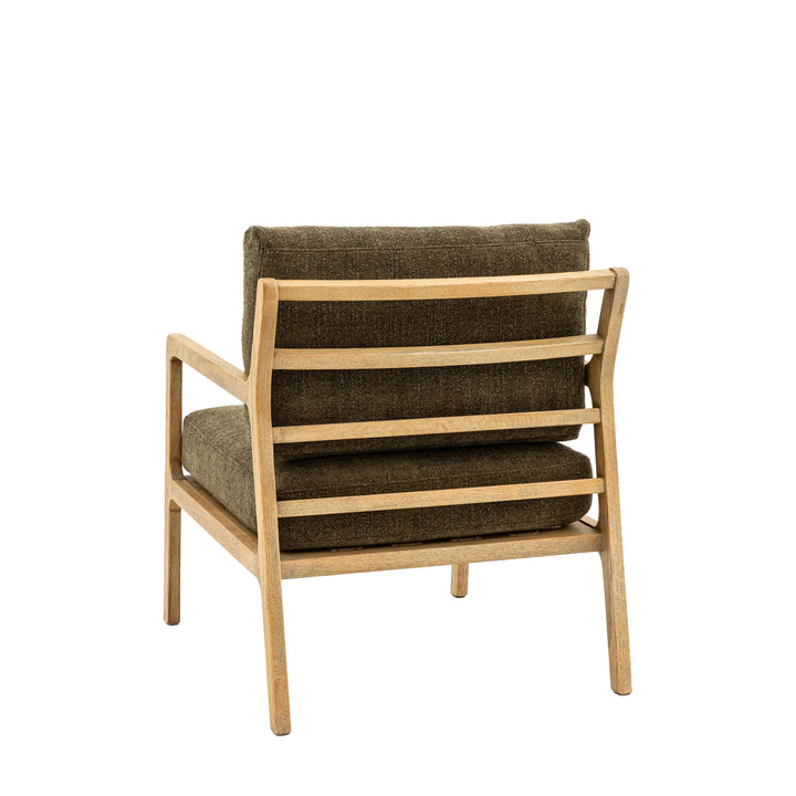 Ravella Lounge Chair – Moss Green