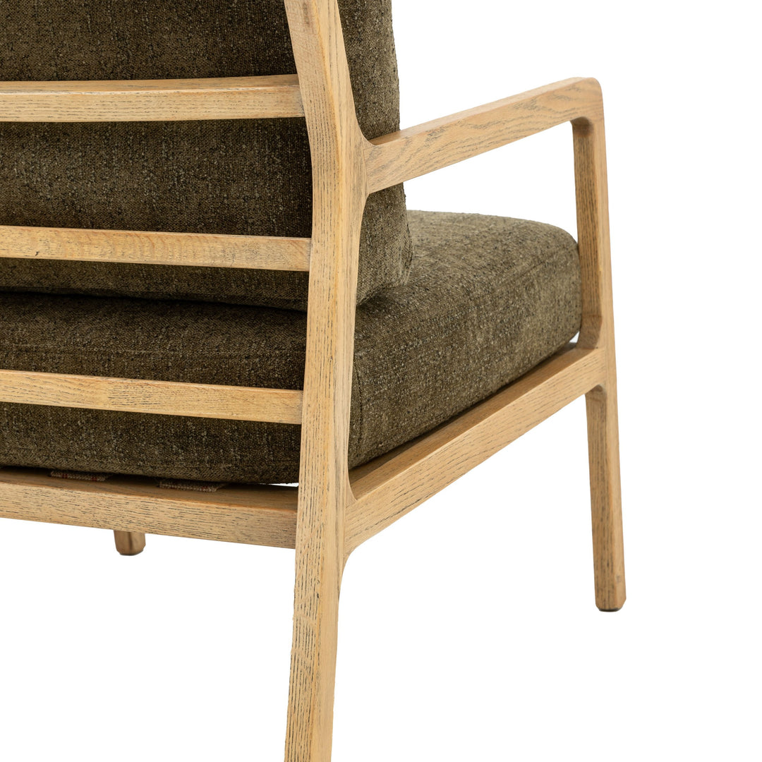 Ravella Lounge Chair – Moss Green