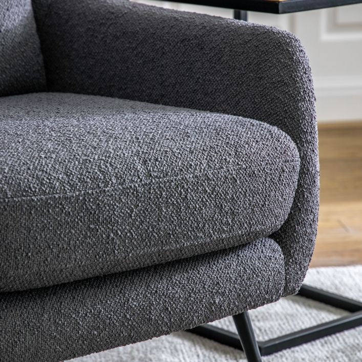 Raya Armchair – Dark Grey