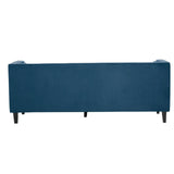 Rayla 3-Seater Sofa – Blue Velvet
