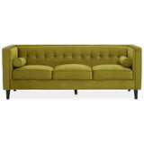 Rayla 3-Seater Sofa – Olive Velvet