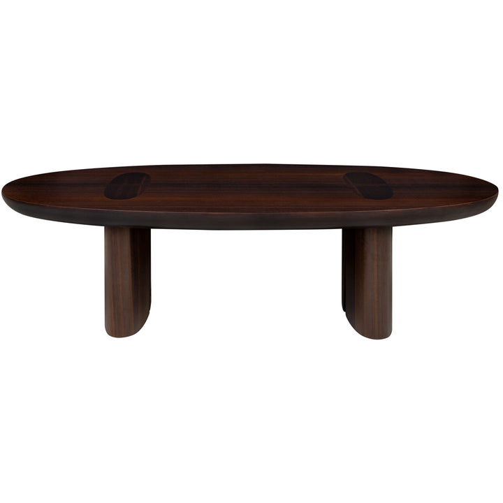 Raylen Coffee Table in Smoked Eucalyptus Veneer – Large