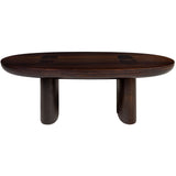 Raylen Coffee Table in Smoked Eucalyptus Veneer – Small