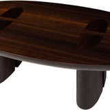 Raylen Coffee Table in Smoked Eucalyptus Veneer – Small