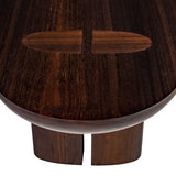 Raylen Coffee Table in Smoked Eucalyptus Veneer – Small